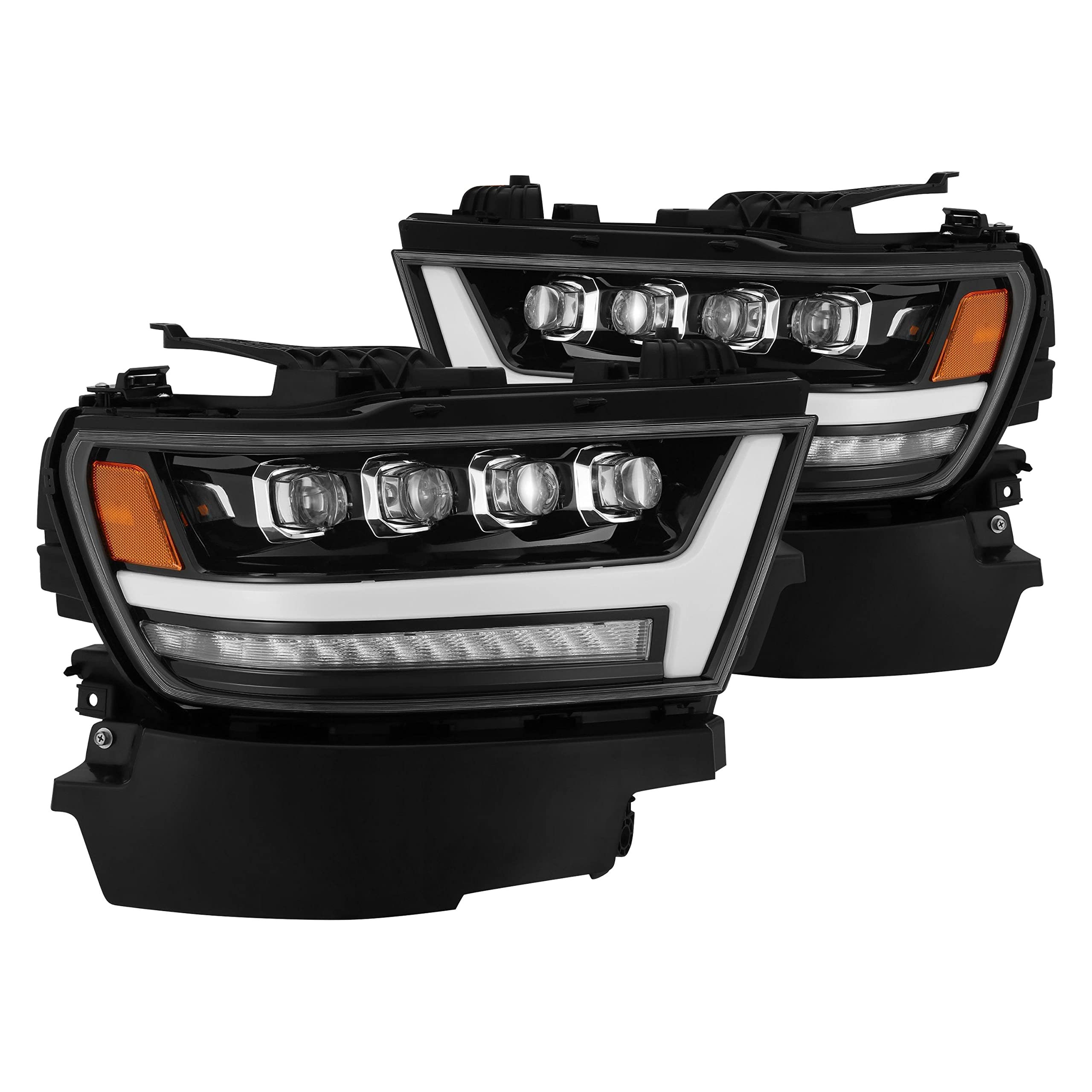 880516 AlphaRex USA Nova 20 Series LED Projector Headlights fits Ram 1500
