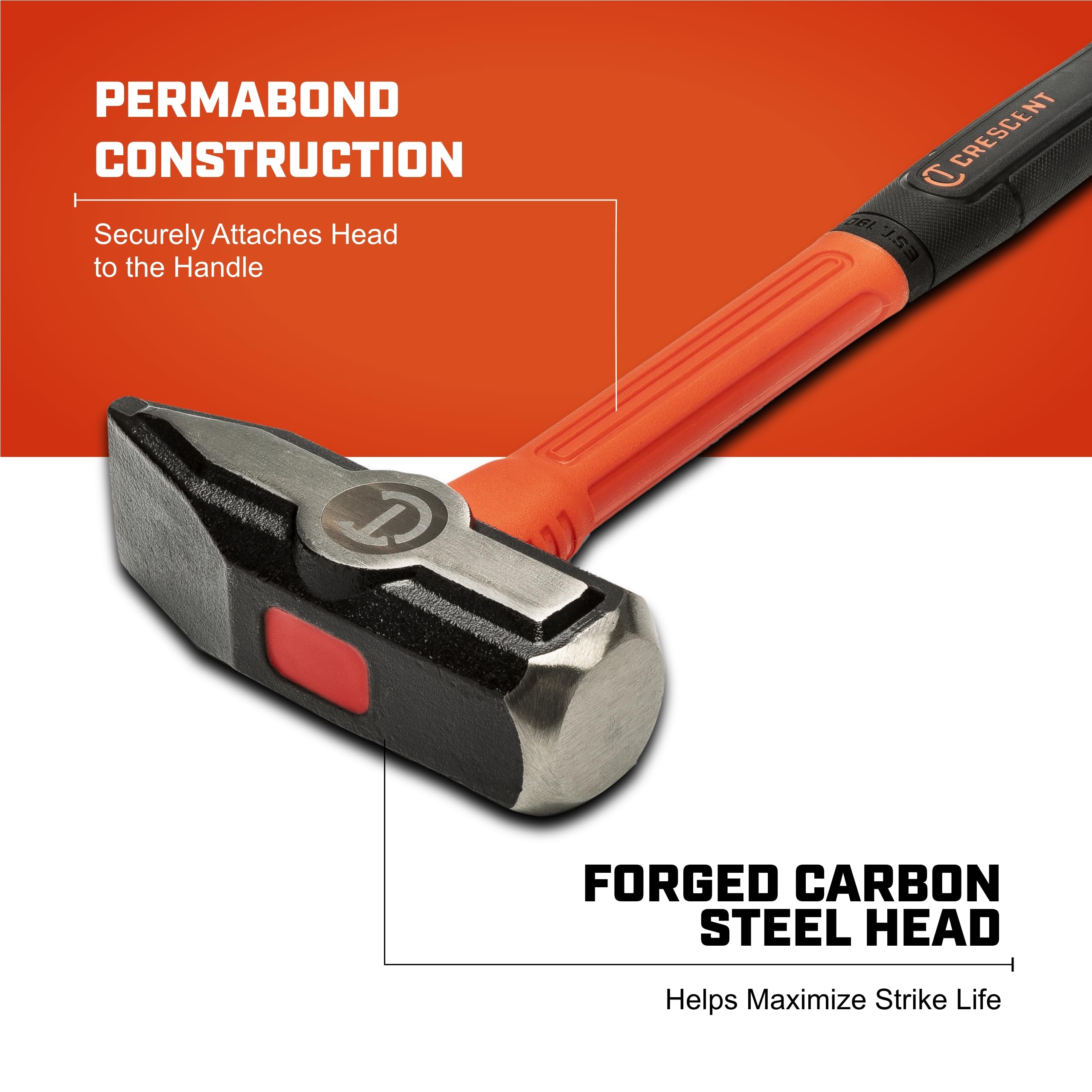 HAMMER CRESCENT - 4LB BLACKSMITH, FIBERGLASS (CHFBS64)
