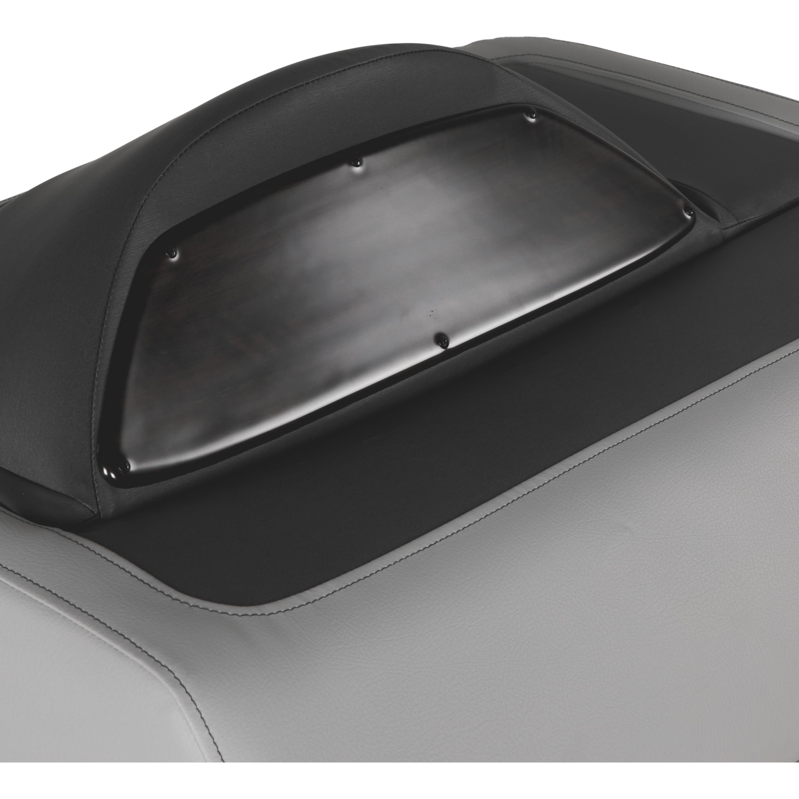 Rockport Series Lippert 34" Pontoon Helm Stand, Measures 34.5" L x 25" W x 34" H, Marine-Grade Vinyl, Stylish Upholstered Panels, Easy Installation, Fits Most Pontoons, River Rock – 20221094194