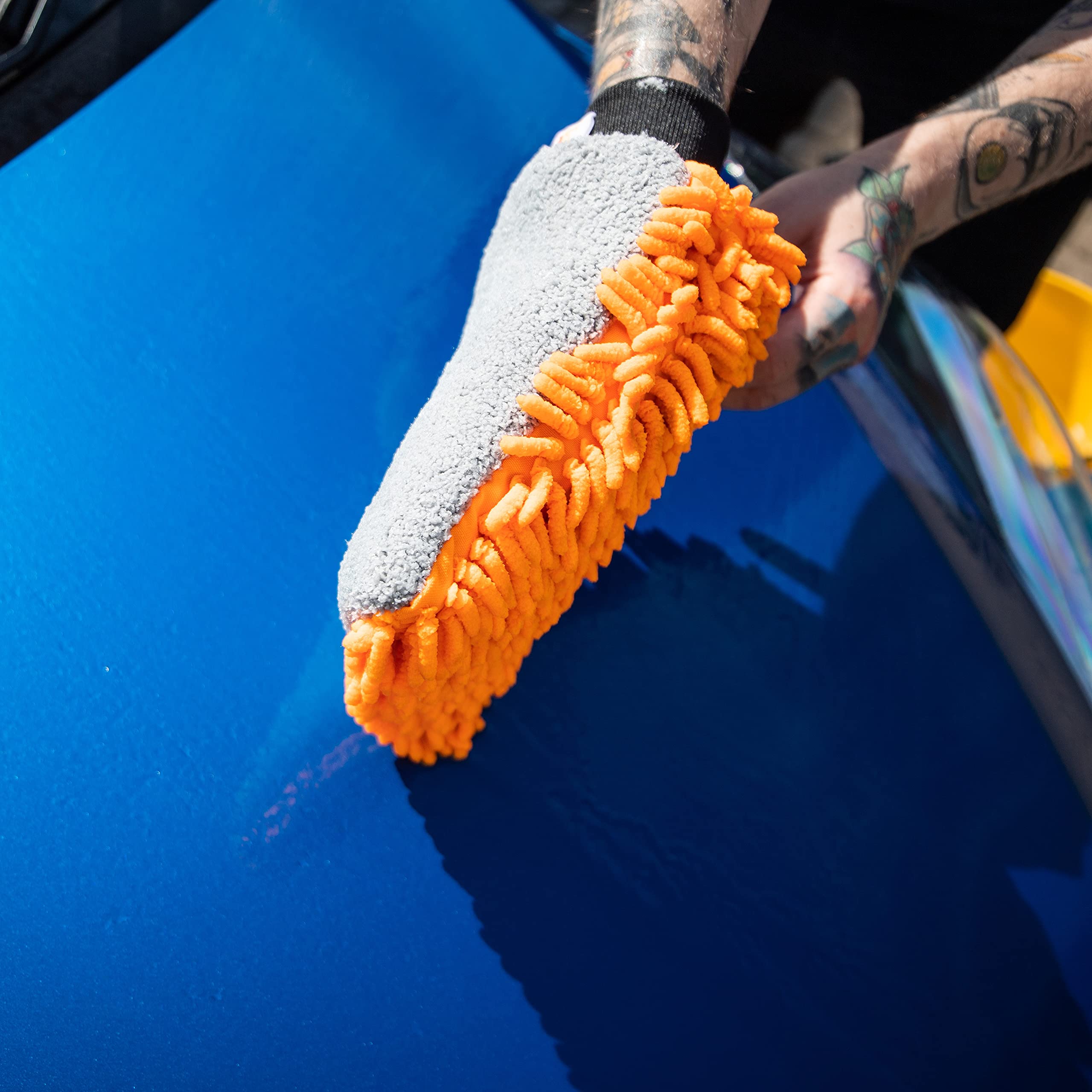 Hybrid Microfibre Wash Mitt Meguiar's X210200EU, Black