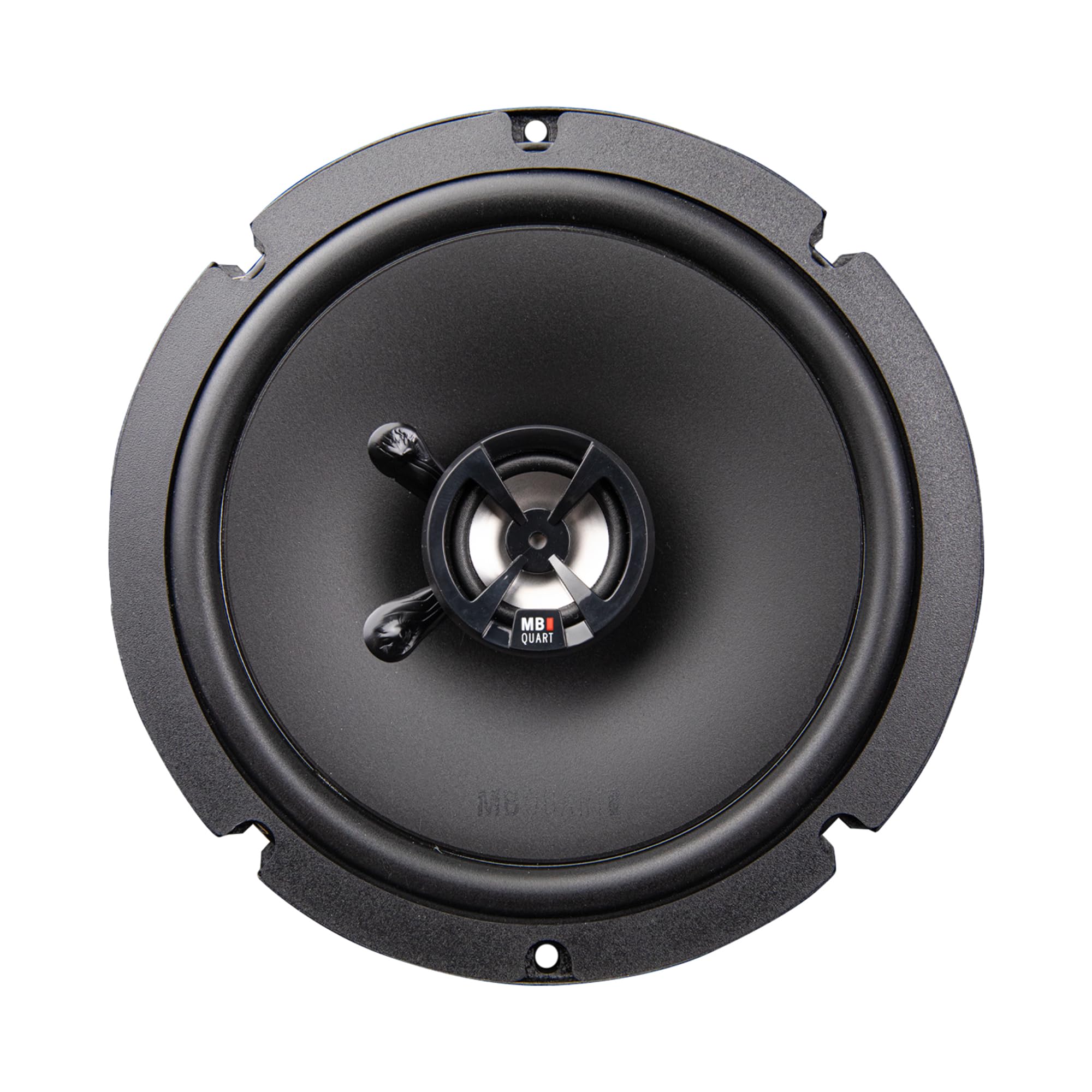 6.5-Inch MB Quart DK2-116S Discus Shallow Mount 2-Way Coaxial Speakers, 60/120W RMS System Power, Aluminum Dome Tweeters, Butyl Rubber Surrounds