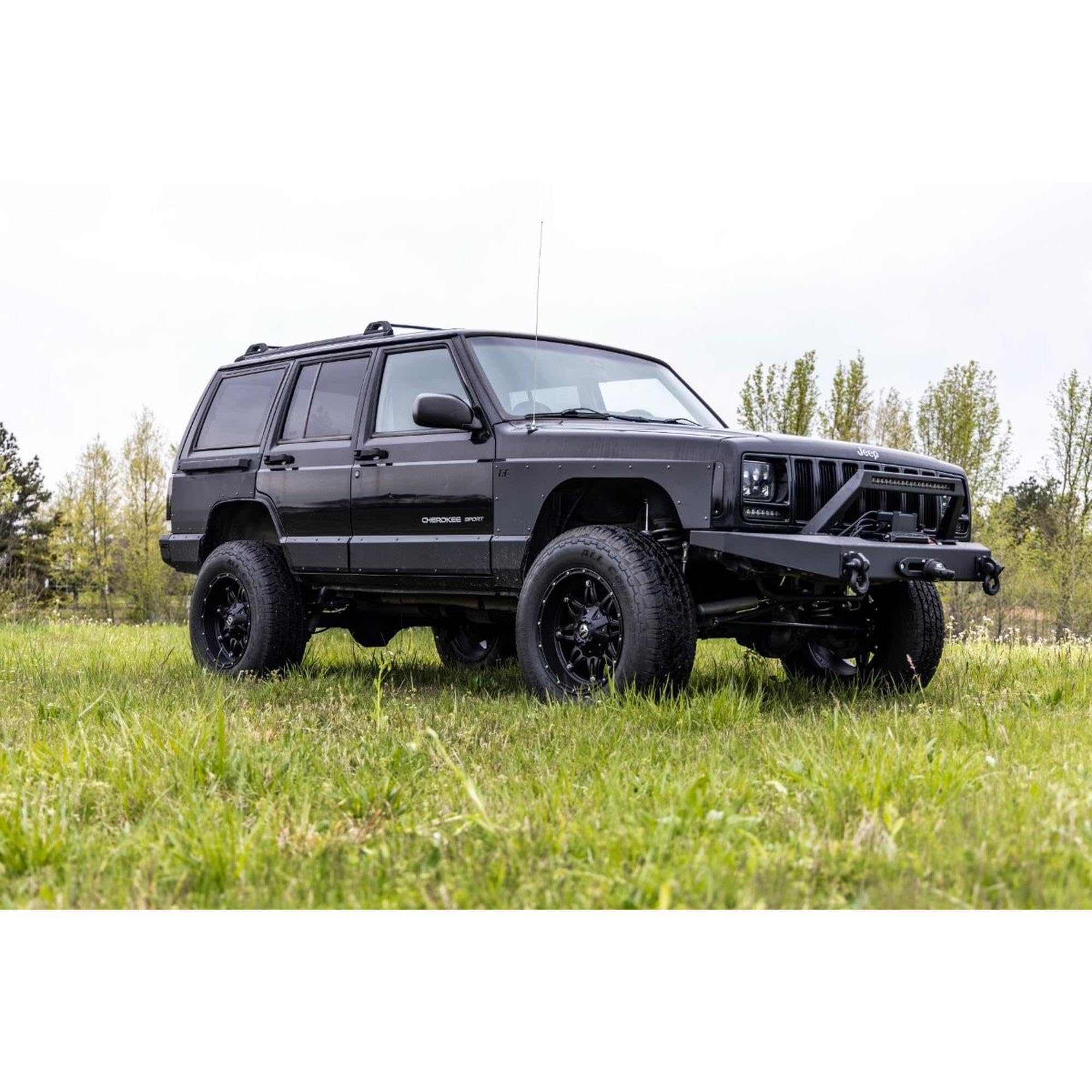 3" Lift Kit Rough Country w/M1 Shocks for 1984-2001 Jeep Cherokee XJ - 63040