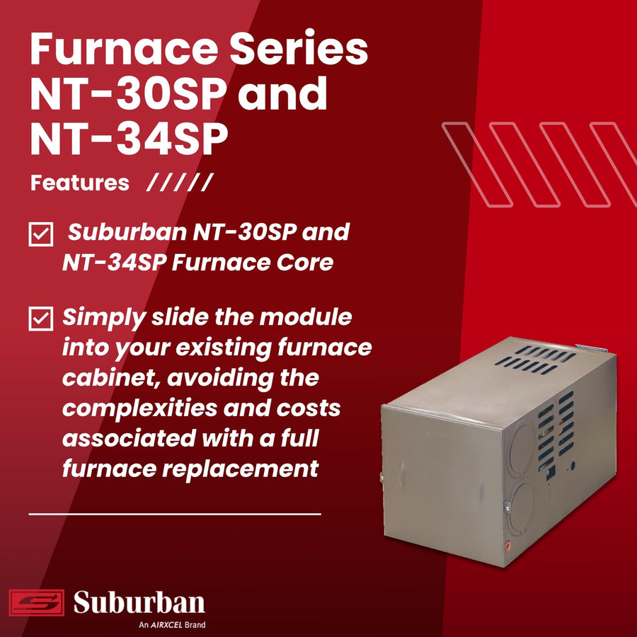 Suburban 30,000 BTU/h RP-30N Replacement Core for Suburban Furnace Series NT-30SP and NT-34SP (2613A)