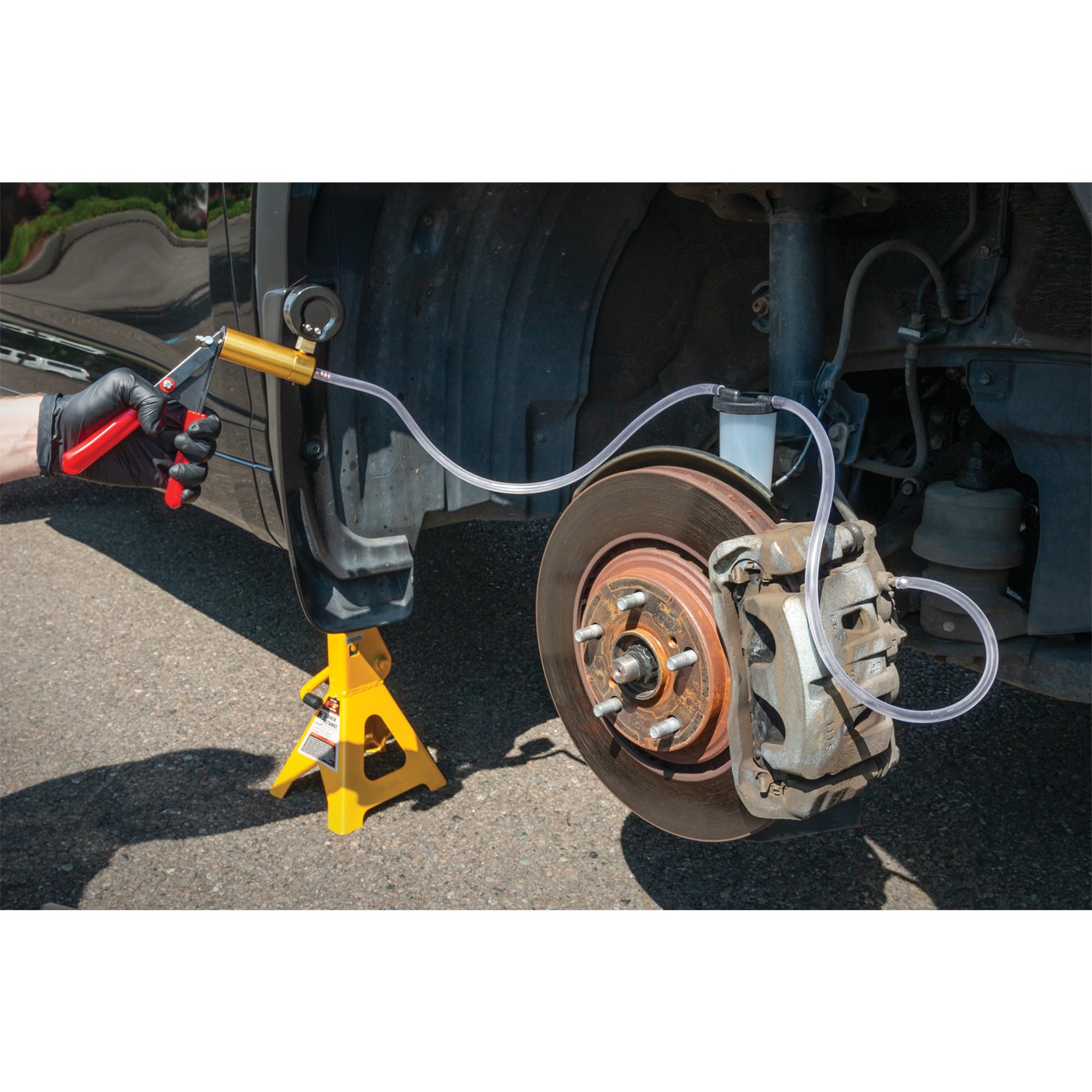 Vacuum Pump Kit Performance Tool W87031 For Vacuum and Pressure Tests, Perform Engine Performance Diagnostics, Brake Bleeding, Fluid Transfer and Evacuation