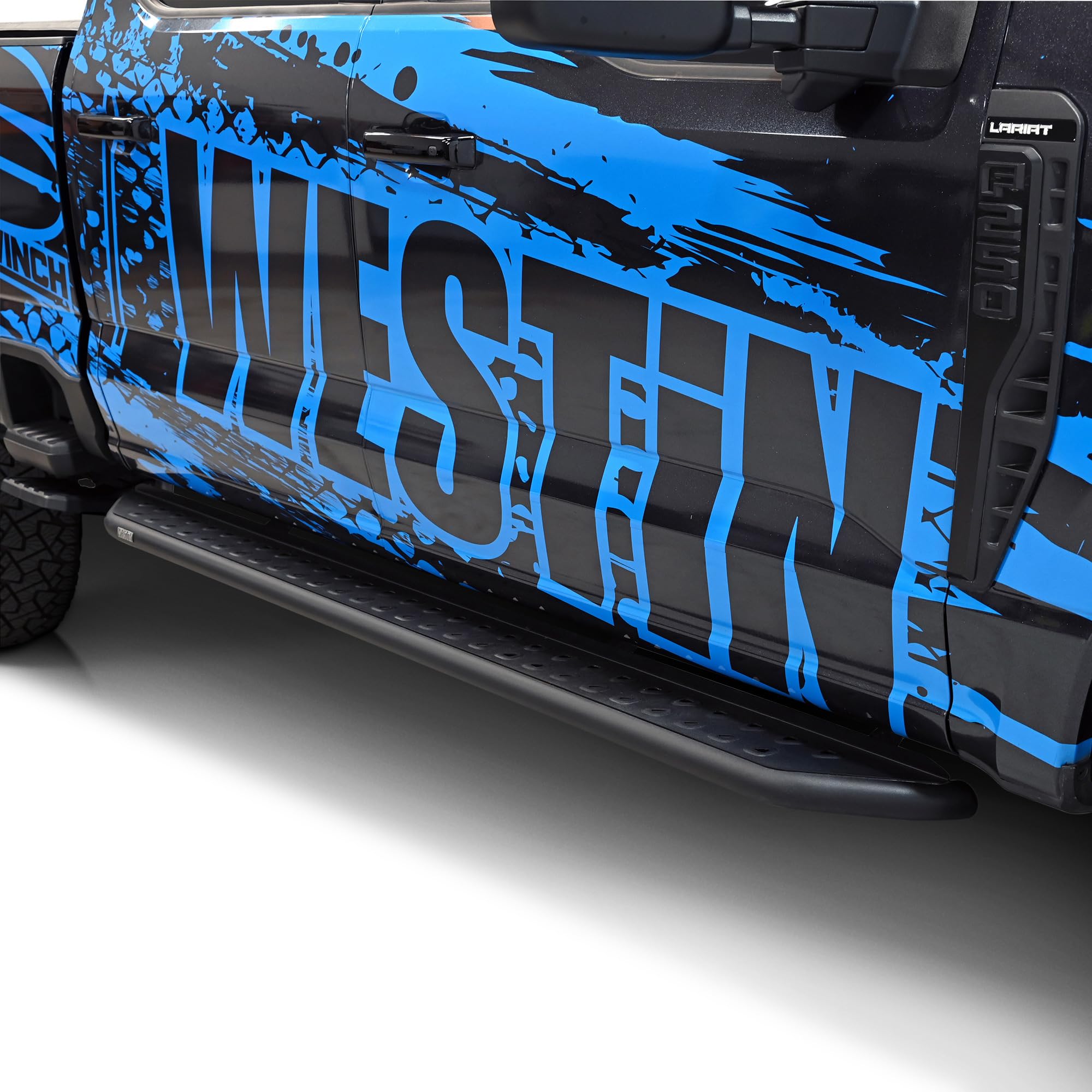 Outlaw Running Boards Westin fits 2015-2023 F-150 SuperCrew 2017-2023 F-250 F-350 Crew Cab Textured Black 1 Pair