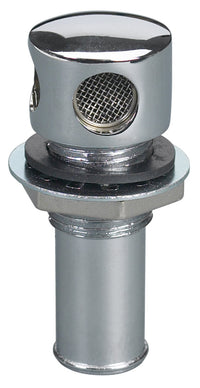 Moeller Marine Products 5/8" Chrome Plate Brass Vent Hose Accommodate Hulls Upto 1/2" Thick