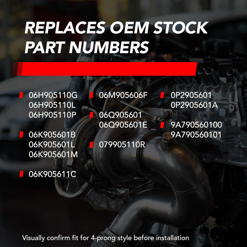 MS100192 APR Ignition Coil (Red) Fits A Wide Range of VW Volkswagon, Audi, Lamborghini, Porsche, and Bentley Vehicles - Direct Replacement for OEM Stock Parts - 1 Pack