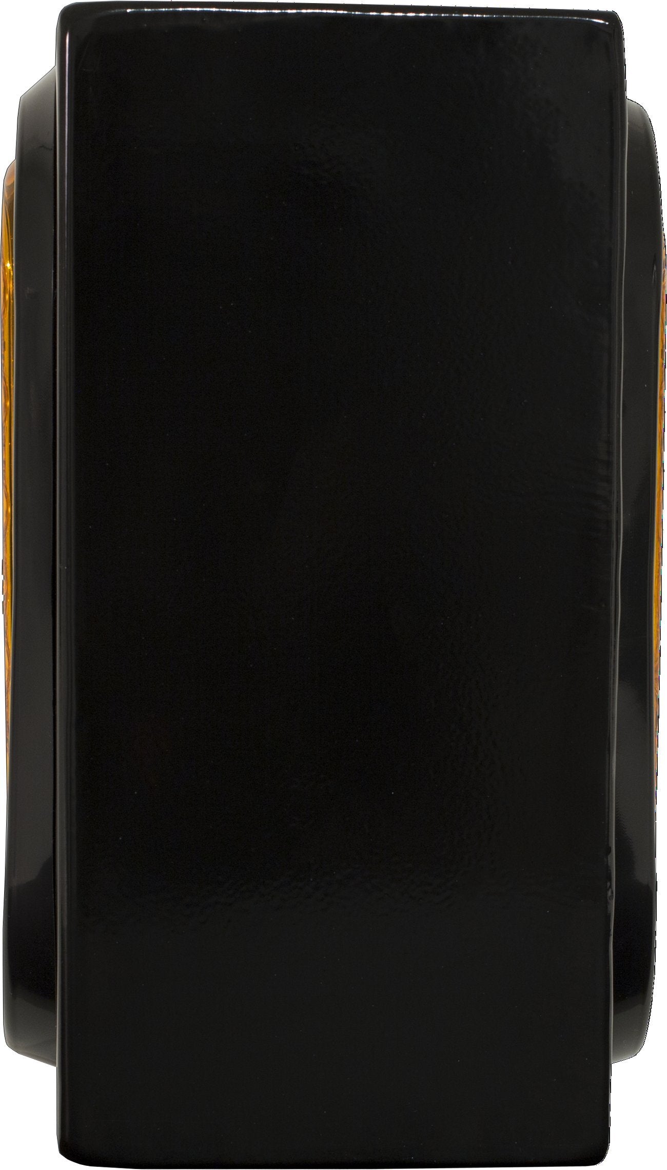 Buyers Products LB384 Both Front And Back Single Oval Light Box, Black Powder Coat Steel, 6-Inch DOT Light Mount, 3 x 8 x 4 in, Truck, Trailer & Snow Plow Lighting