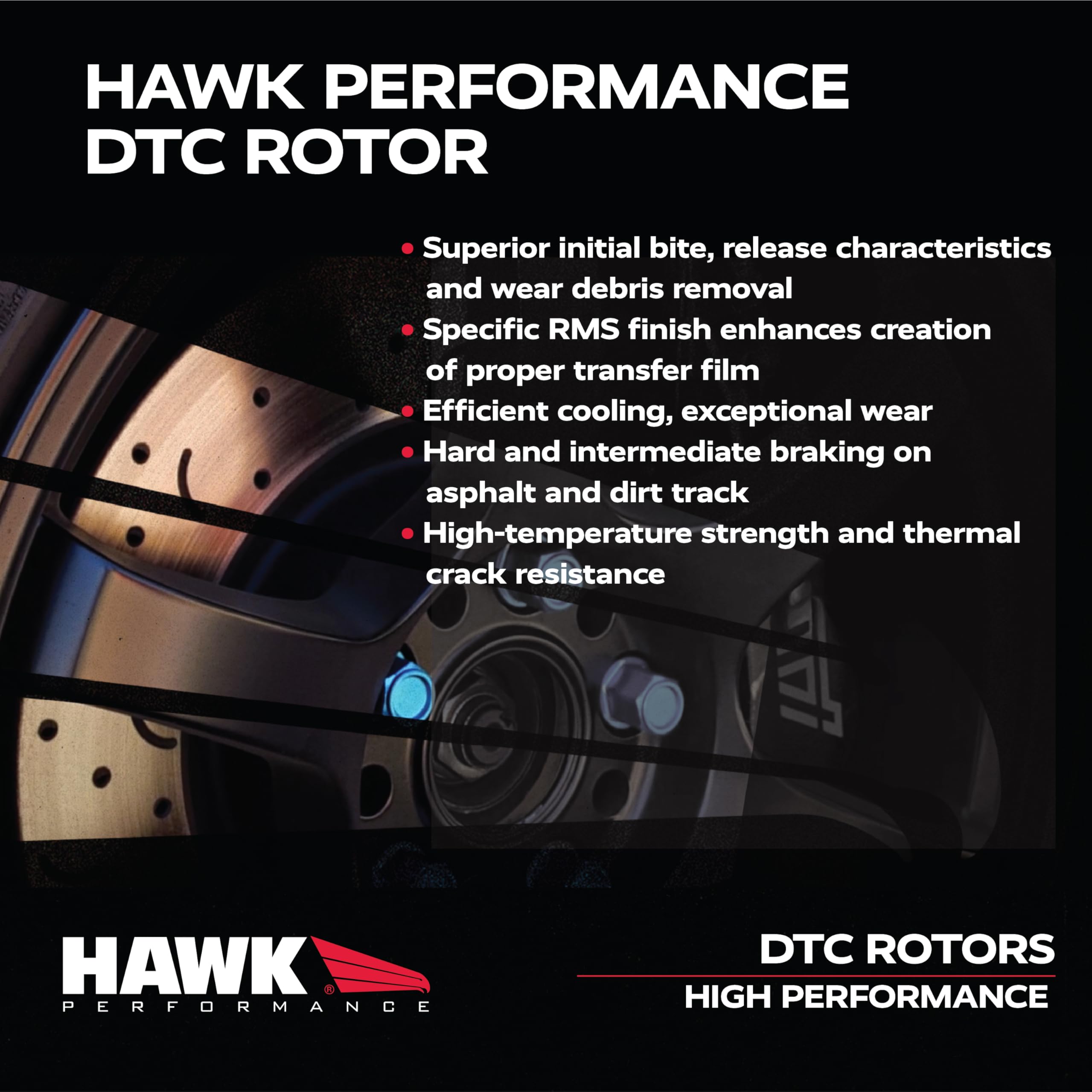 Hawk HR8034R Performance DCT Rotors