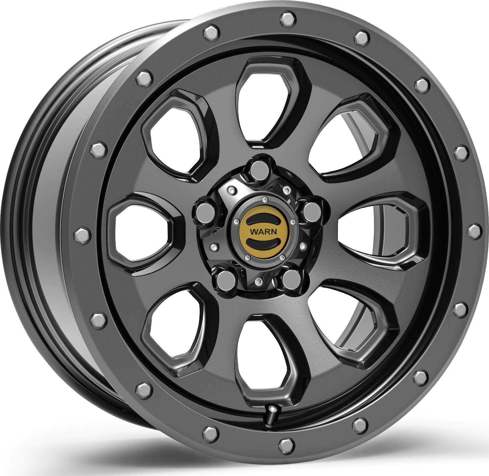 Epic WARN Wheels, Fits: Jeep Wrangler JL, JK and Gladiator JT - Moonsault, Gunmetal Grey