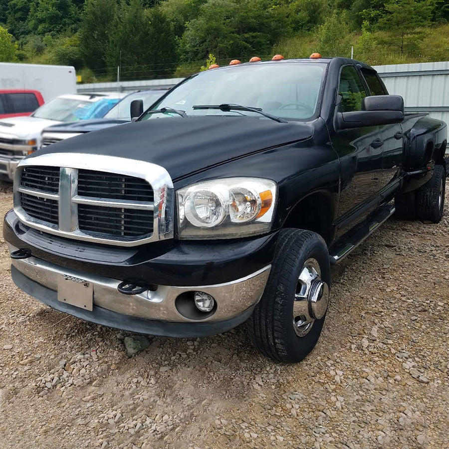Clear Spec-D Tuning Front Bumper Driving Lamps Fog Lights Compatible with Dodge Ram 1500 2500 3500 2002-2008 L+R Pair Assembly
