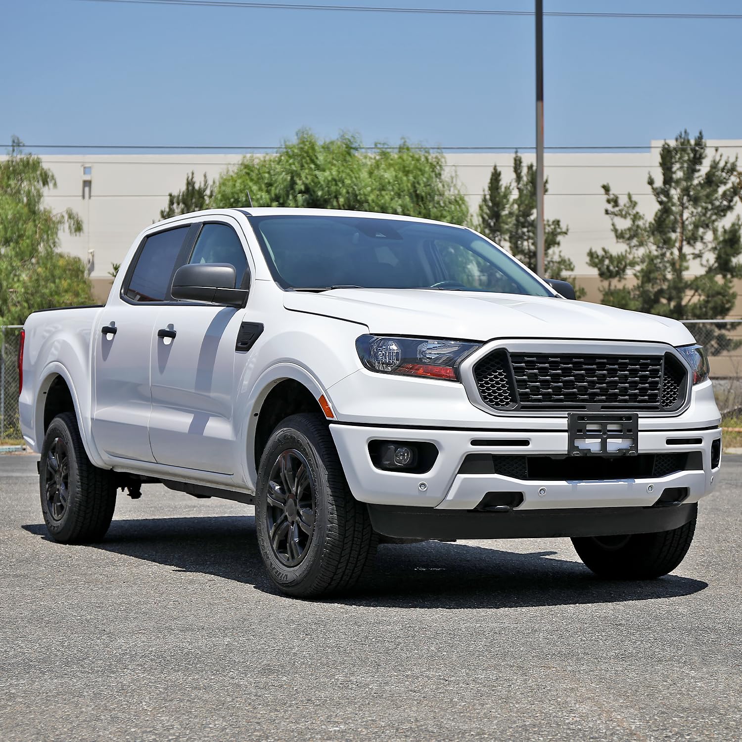 Black Headlights SPEC-D TUNING Compatible with 2019-2022 Ford Ranger XL/XLT, Left + Right Pair Headlamps Assembly