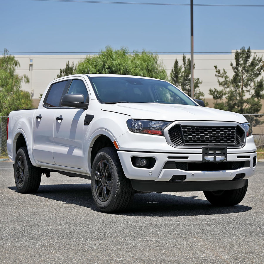 Black Headlights SPEC-D TUNING Compatible with 2019-2022 Ford Ranger XL/XLT, Left + Right Pair Headlamps Assembly