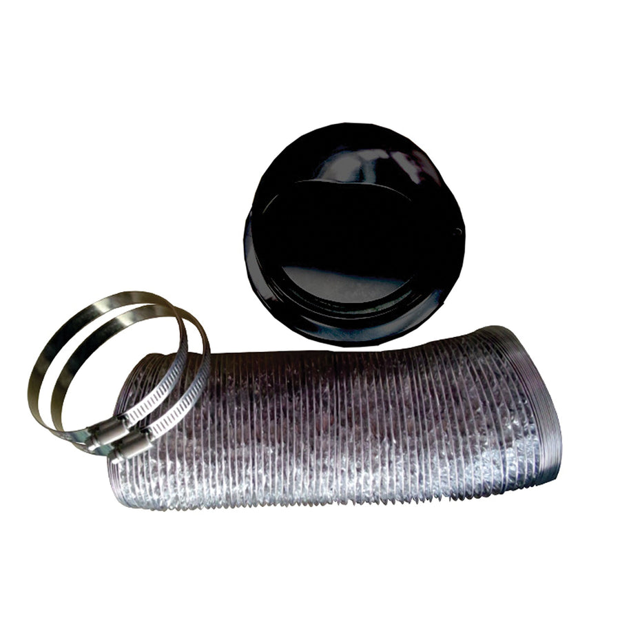 Pinnacle 18-1065 Pinnacle Outside Vent Kit with Damper for Dryer - Black