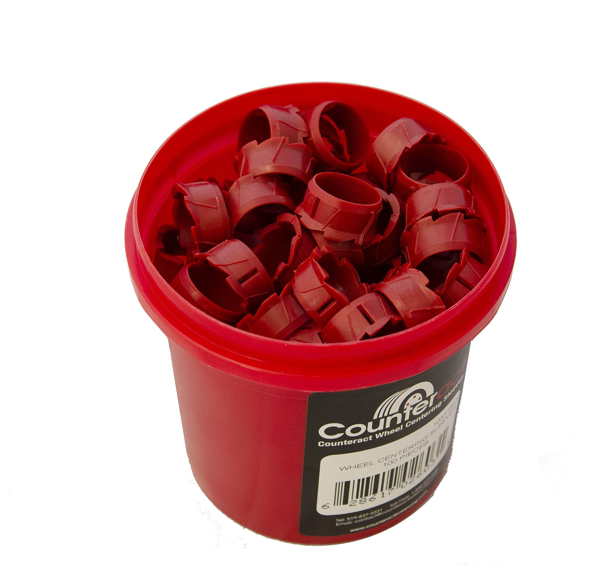 Wheel Centering Sleeves Counteract (100PK, 22mm)