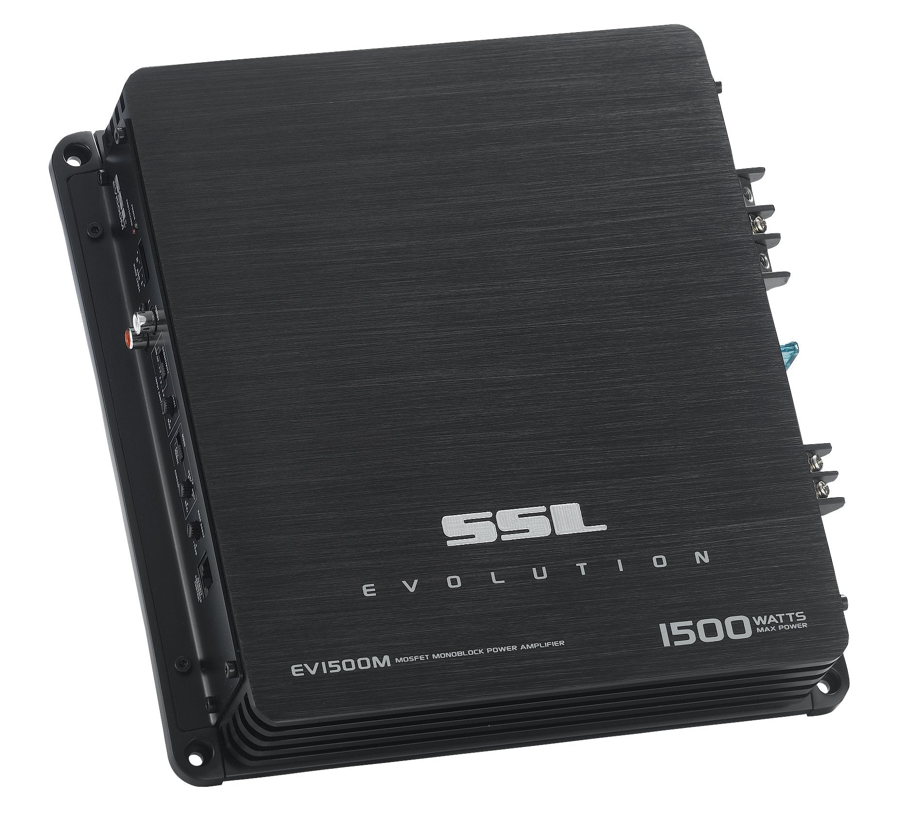 Sound Storm Laboratories Evolution Series EV1500M Car Audio Amplifier - 1500 High Output, Monoblock, Class A/B, 2 Ohm Stable, High/Low Level Inputs, Low Pass Crossover, Hook Up To Stereo and Subwoofer