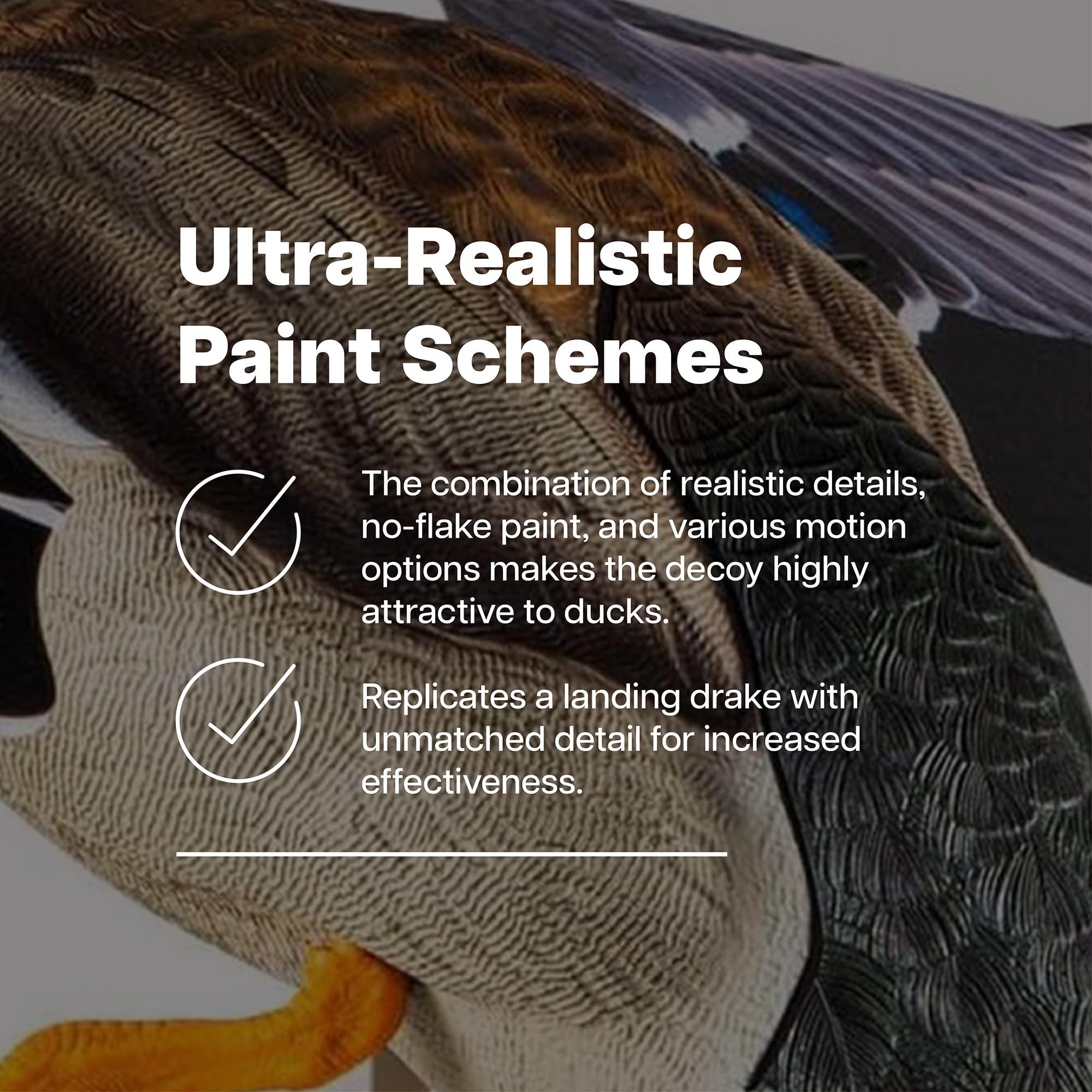 Powerflight Avian-X Smart Motion Mallard Spinning Wing Duck Decoy, Ideal for Hunting, Outdoor, Wasp, Deer, Bee Deterrent, Fake Call, Animal Scare