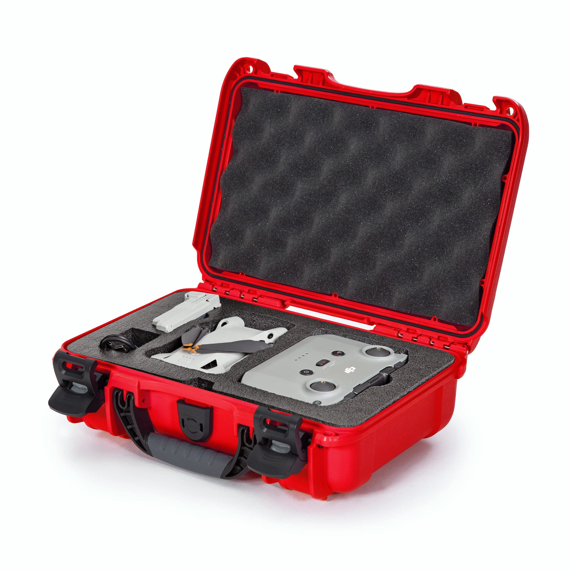 Nanuk Waterproof Hard Case 909 with Custom Insert for DJI Mini 3 and RC-N1 Remote - Red (909S-080RD-0A0-C0598)