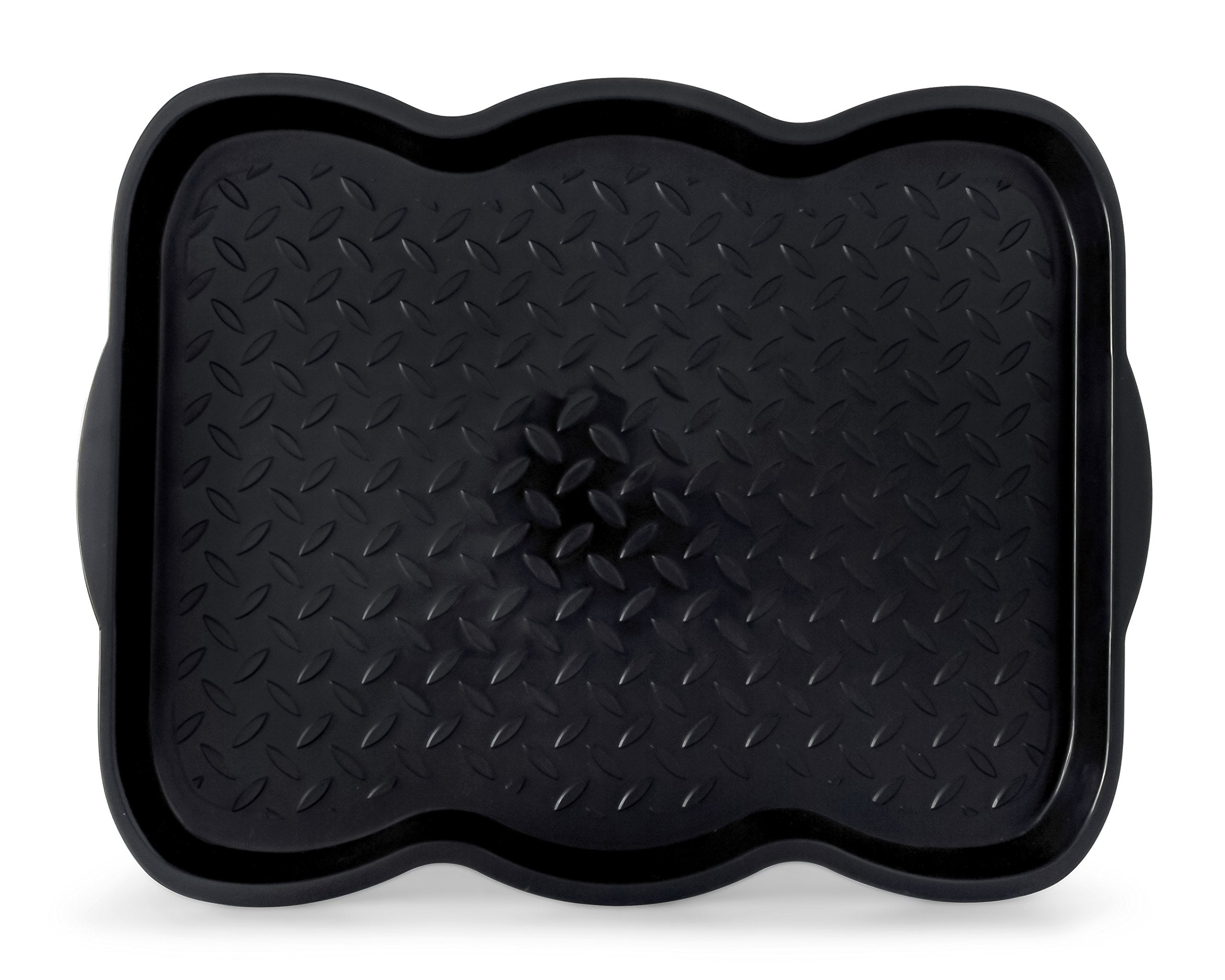 Camco Shoe Tray Multi-Purpose with Anti-Slip Pattern – Perfect for Holding Work Boots, Tools and Pet Accessories; Protects Your Floor from Messes; Also Great for Gardening and Outdoors! Small (42894)