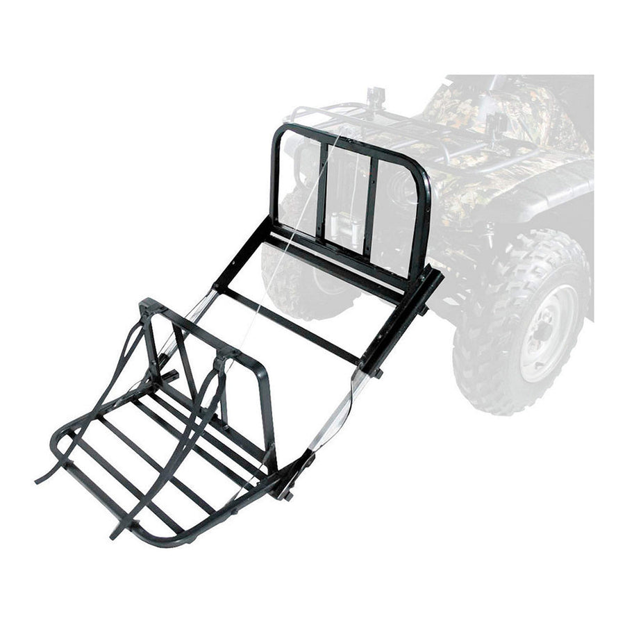 Great Day Custom Front Cart Power Loader 350 lbs Capacity - Aluminium Finish, PL250, Black