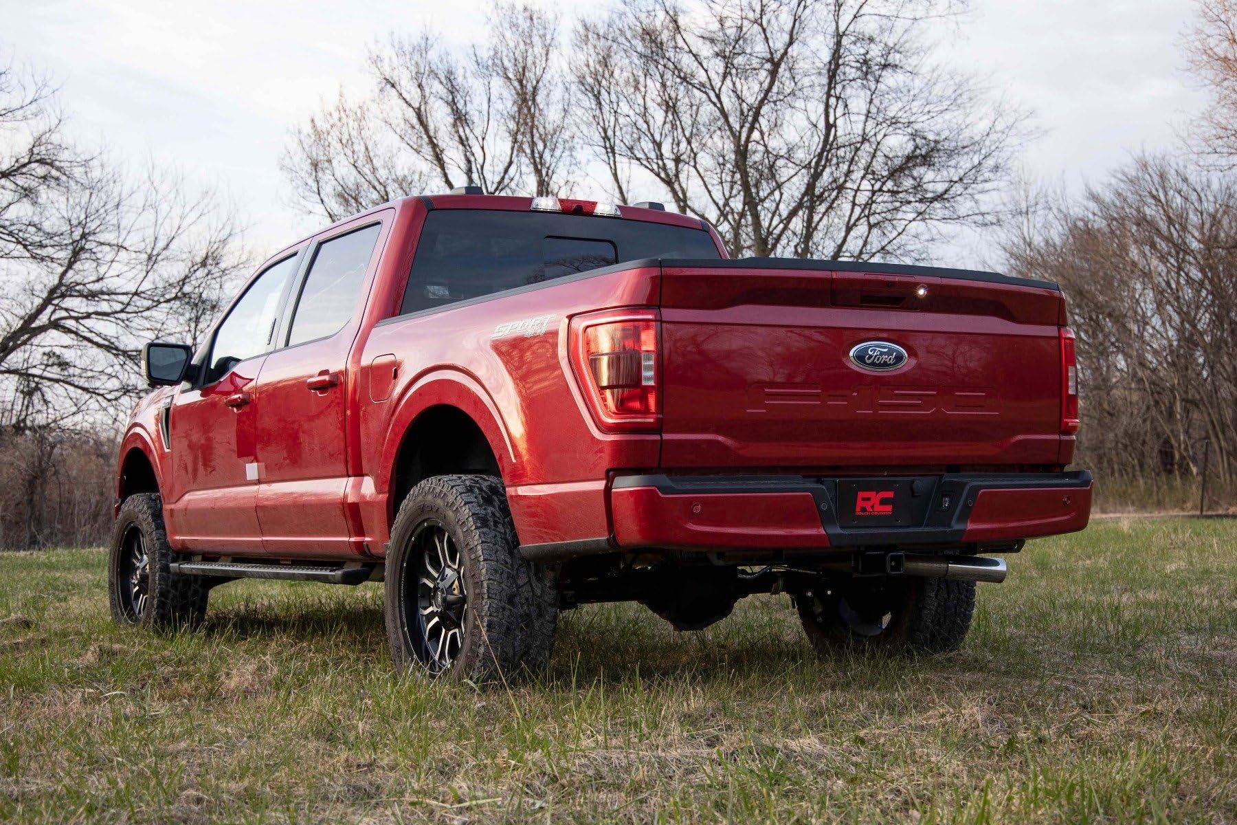 3" Rough Country Bolt-On Lift Kit w/N3 Struts for 21-24 Ford F-150 4WD - 41431