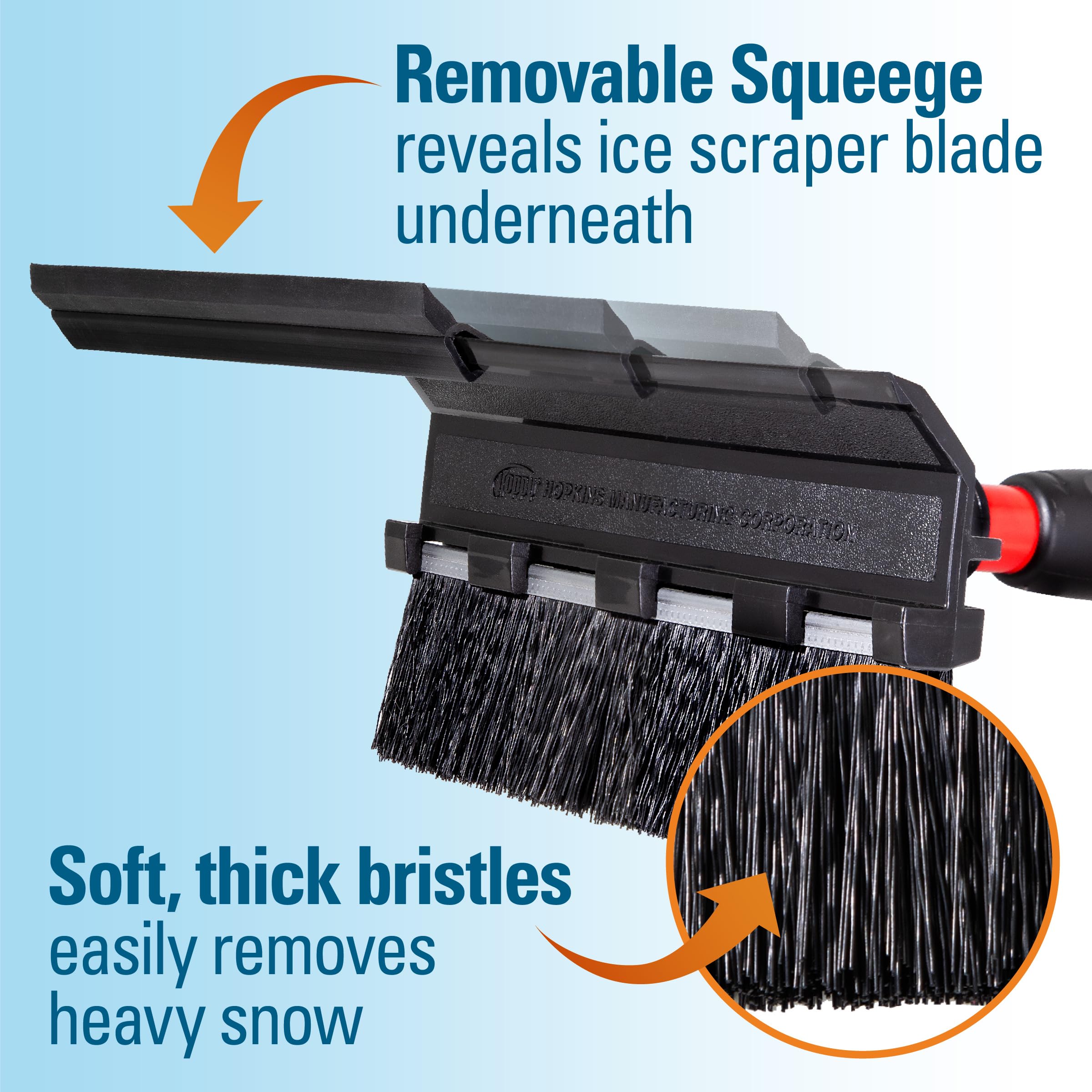 2610XM SubZero 52" Super Extender Snowbroom with Integrated Squeegee and Ice Scraper (Colors may vary)