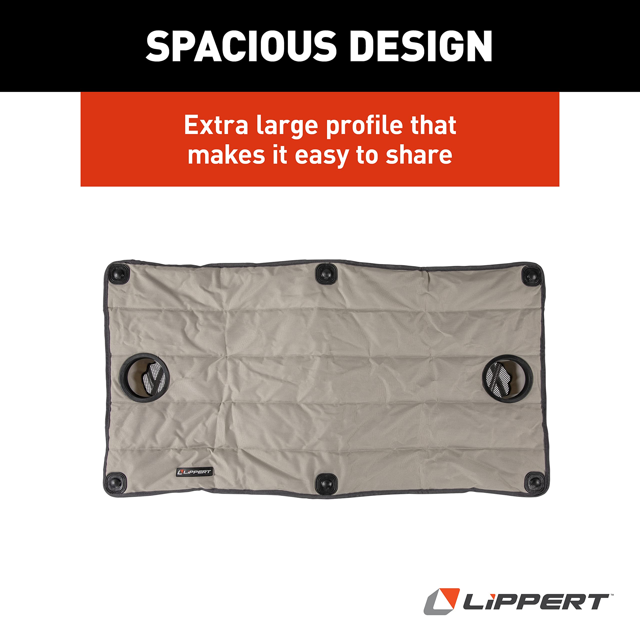 Campfire Ottoman Lippert Components 2021123292 - Sand