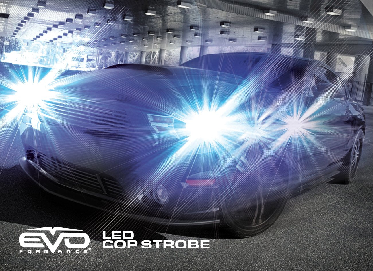 EVO Formance CIPA 93191 LED Headlight Strobe, Blue