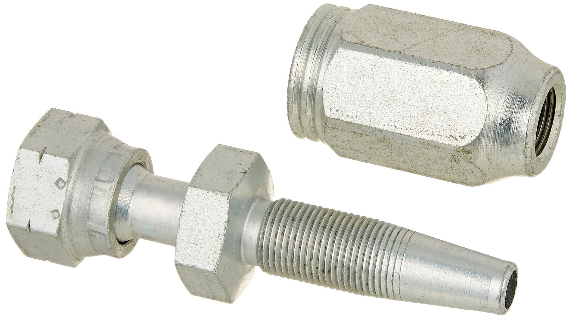 Gates Field Attachable Type T 6C2AT-6RFFORX for G2 Hose, 2 Wire, Female Flat-Face O-Ring Swivel, 3/8" ID