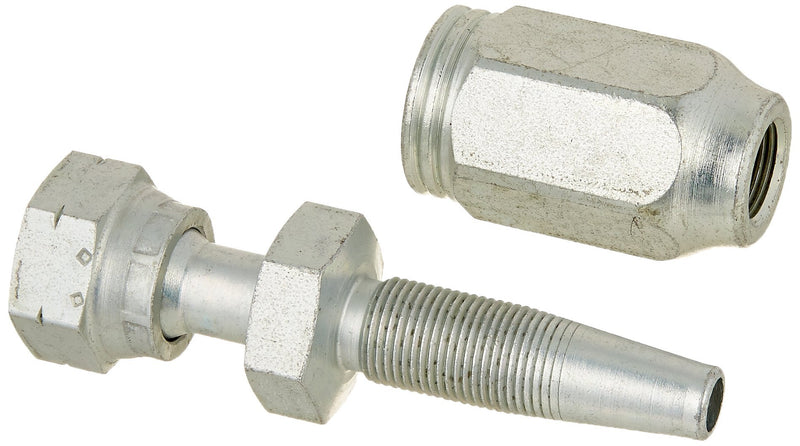Gates Field Attachable Type T 6C2AT-6RFFORX for G2 Hose, 2 Wire, Female Flat-Face O-Ring Swivel, 3/8" ID