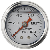 Autogage Auto Meter 2180 Fuel Pressure Gauge
