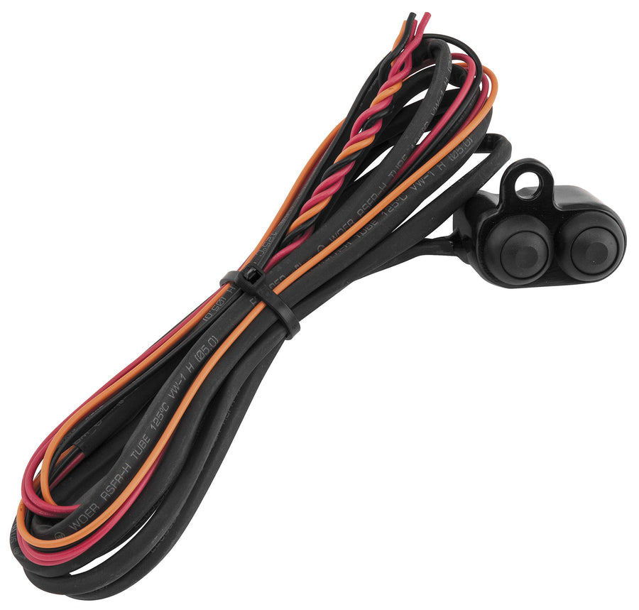 Arnott Air Suspension Push Button Compressor Switch Assembly Black Handlebar-Mounted for Harley-Davidson - 21-2610-B