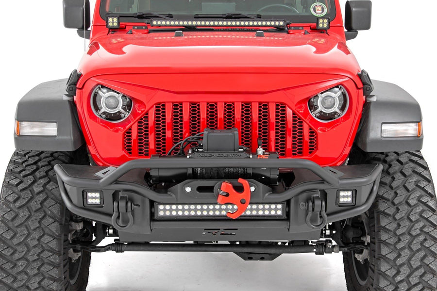 9" Rough Country DRL LED Halo Headlights for Jeep JL/JLU/Gladiator - RCH5300