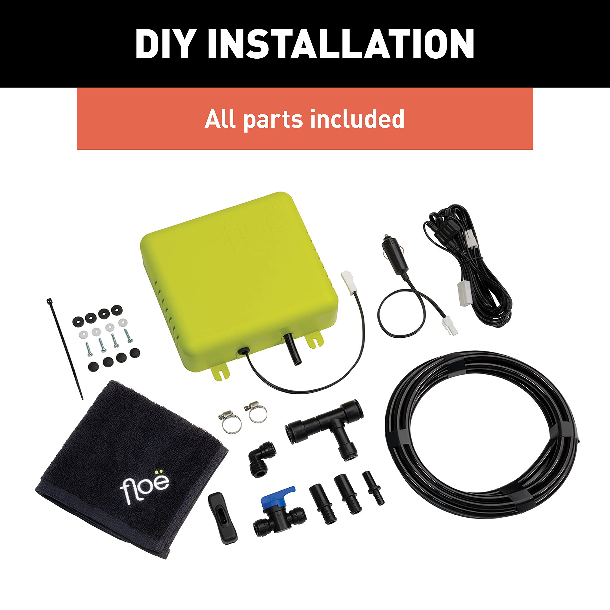12V DC Floë Induratec Integrated Drain-Down System for Winterizing 5th Wheel RVs, Travel Trailers and Motorhomes - 809127