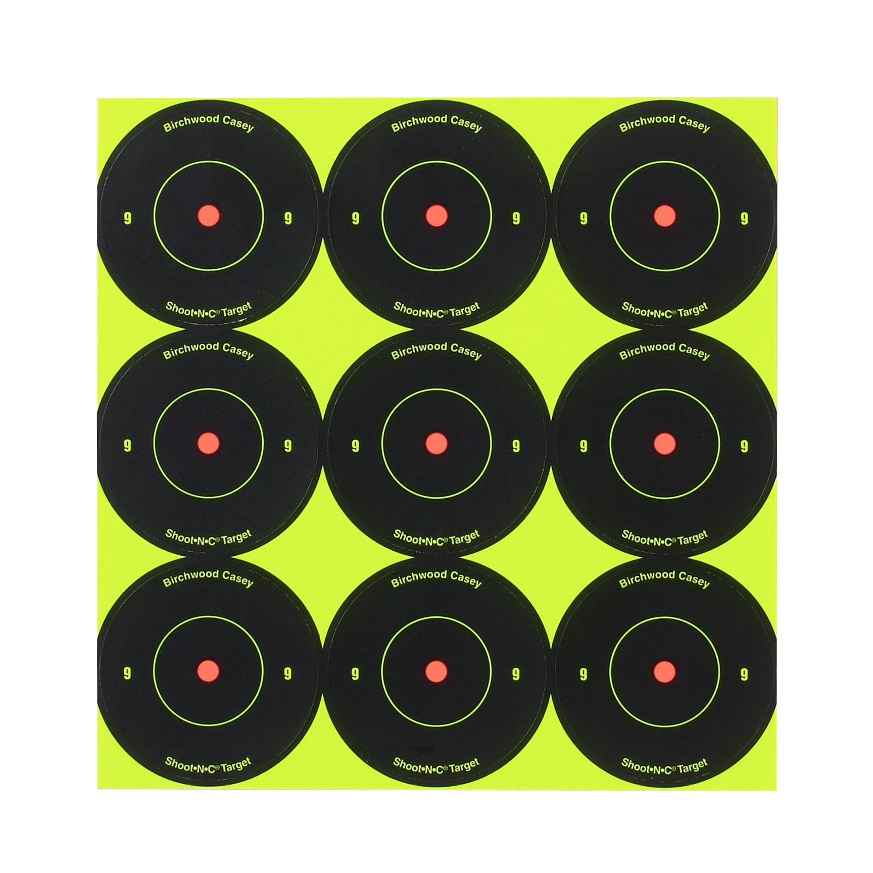 SHOOT-N-C Birchwood Casey 2" Bull's-Eye Targets - 108 Targets