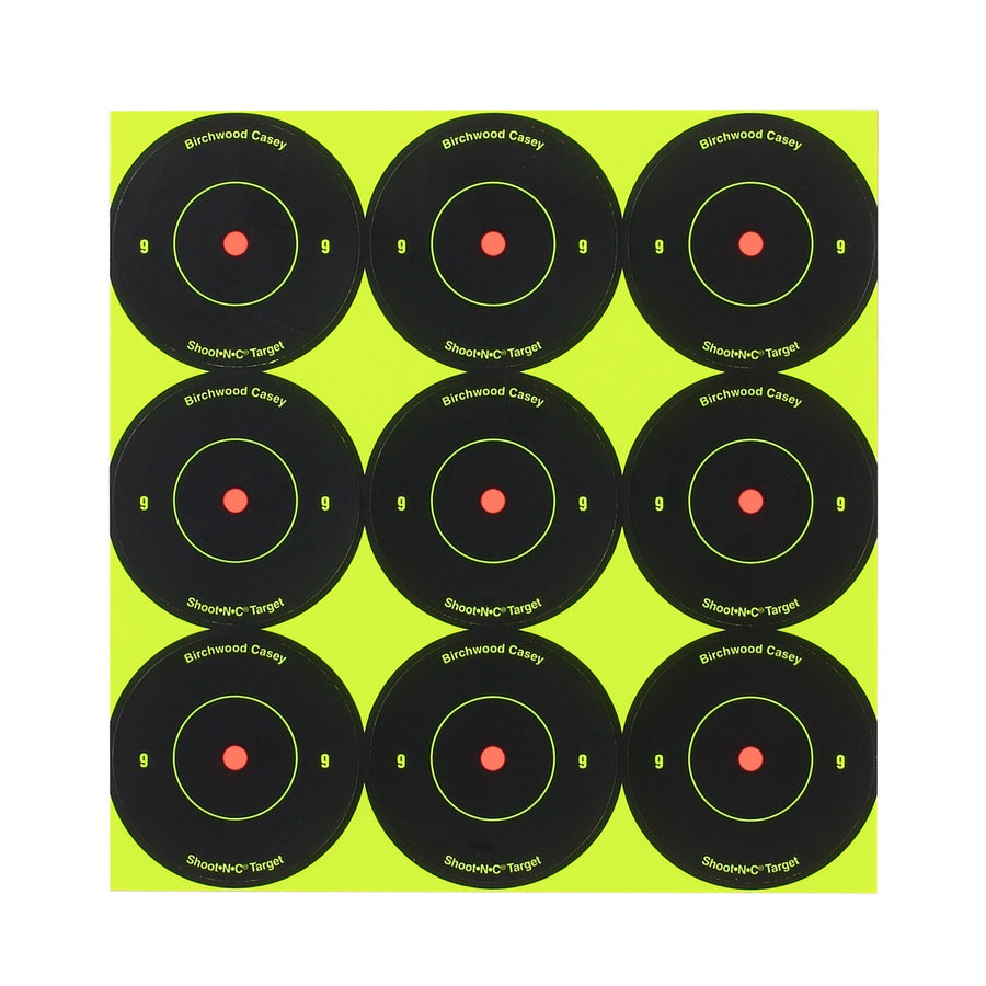 SHOOT-N-C Birchwood Casey 2" Bull's-Eye Targets - 108 Targets