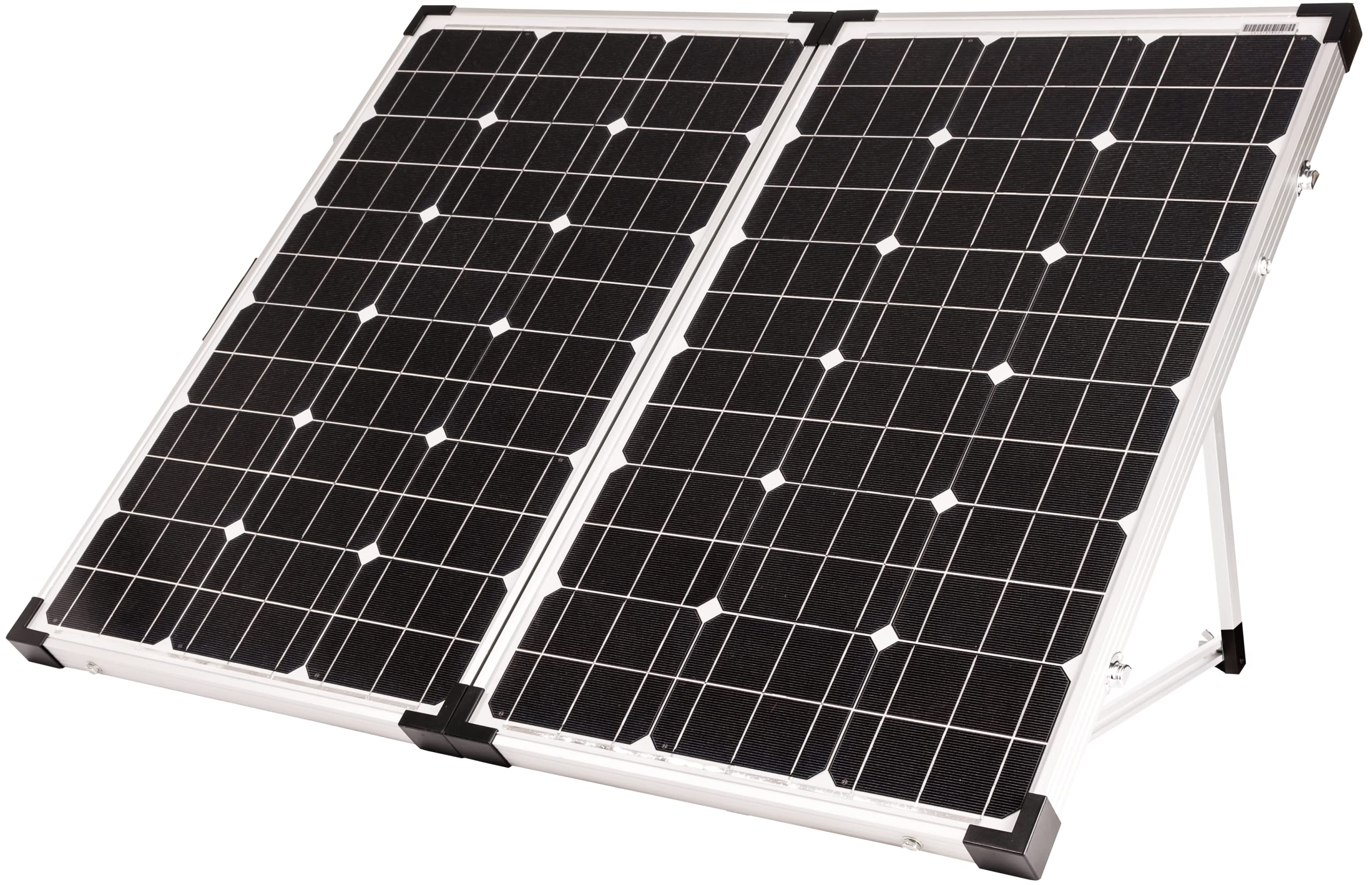 90W Go Power GP-PSK-90 Portable Folding Solar Panel Kit, 10 Amp Solar Controller, Adjustable Folding Legs, SAE & XLR Plug Adapters, Includes Heavy Duty Carrying Case