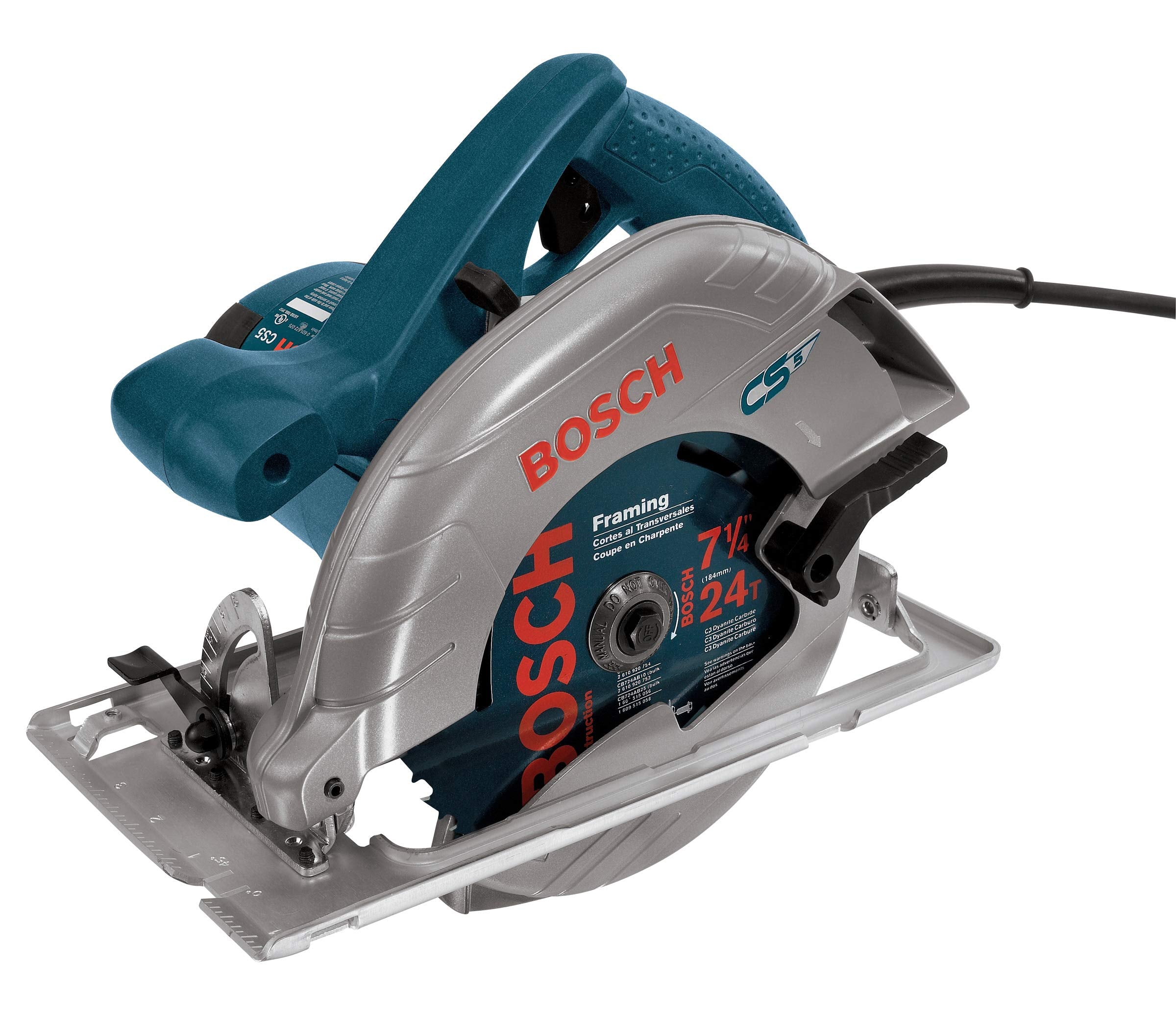 BOSCH 7-1/4-Inch Circular Saw, CS5 120-Volt Bosch Blue