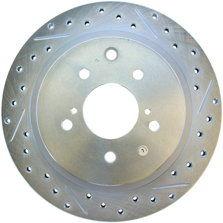 Left Stoptech 227.42047L Select Sport Drilled & Slotted Rotor