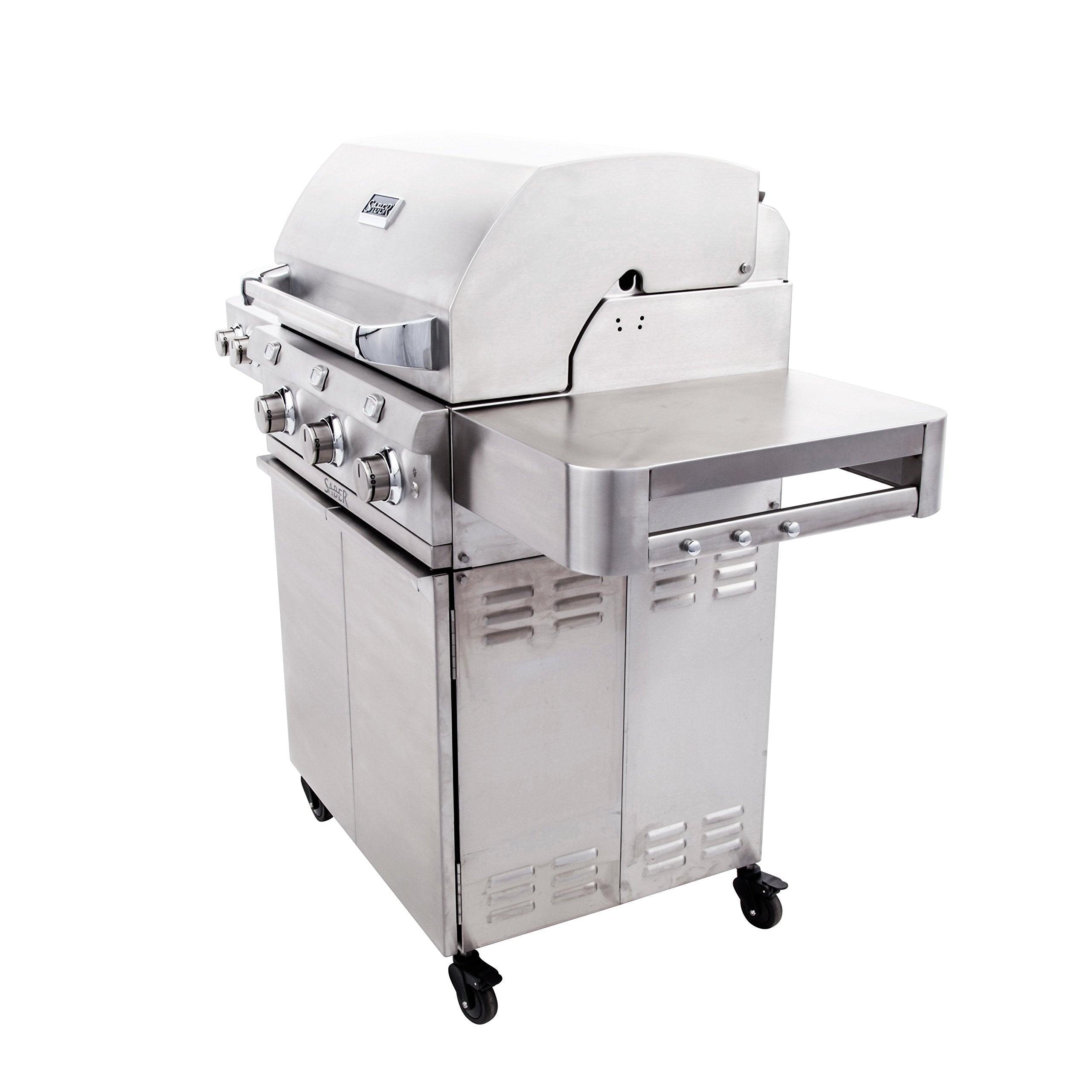 3-Burner Saber Grills R50SC0017 Grill, Stainless Steel