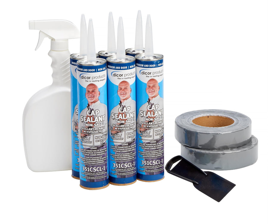 Dicor Seal-Tite CS114KIT Corner Seal Kit - 1.25" X 50' for RVs and Trailers