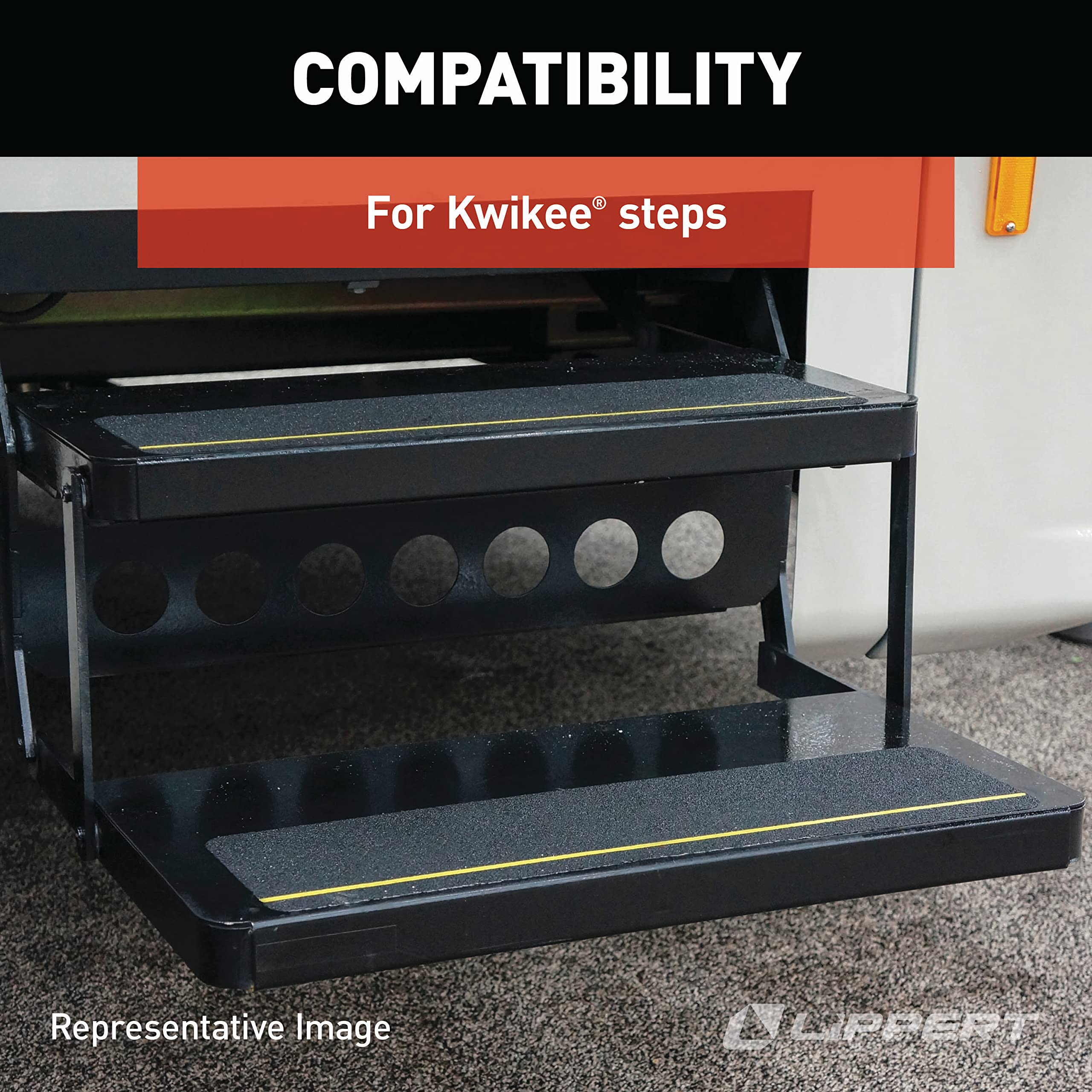 Kwikee Non-Skid Tread Tape for 5th Wheel RVs, Travel Trailers and Motorhomes