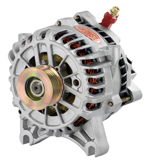 Alt Ford Powermaster 6G Natural 200A 6 grv Pulley Large Frame V MTG PCM Controlled LI-SIG-A VR