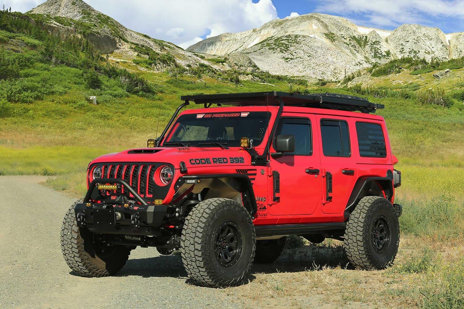 20-22 JEEP JL 4 Door 4WD Diesel and 392 Fabtech 3in Sport System w/Shk Ext (K4204)