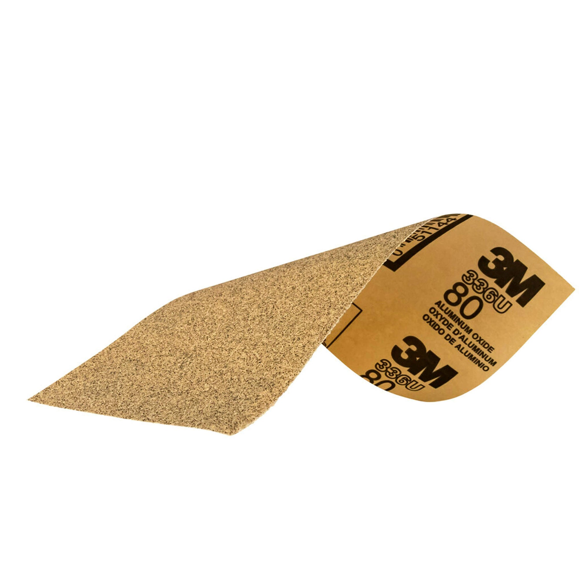 3M Sandpaper, 80 Grit, 03035, 3 2/3 in x 9 in, 6 Sheets
