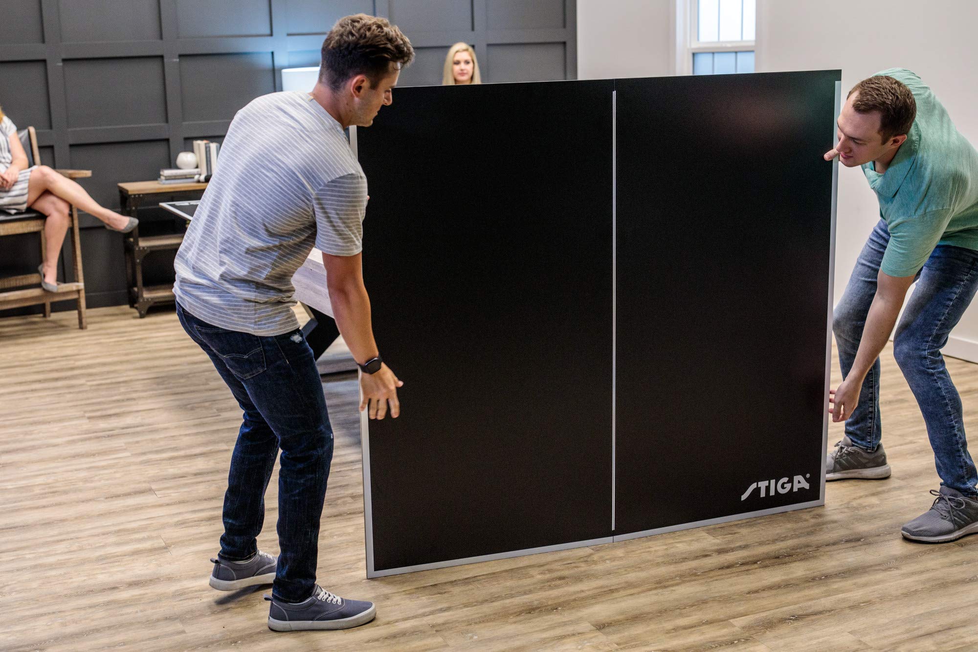 STIGA Table Tennis 4-Piece Conversion Top, Grey - Transform Your Pool Table into A Table Tennis Table