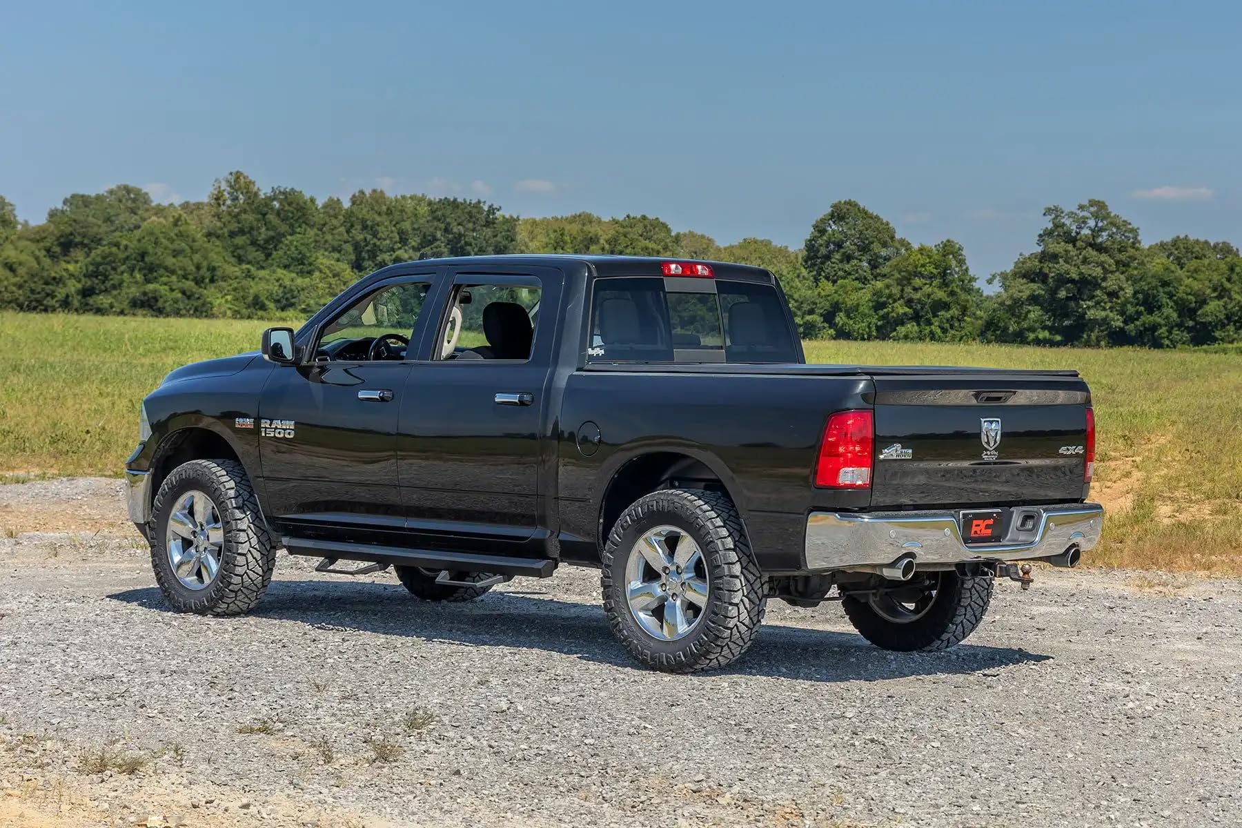 Rough Country Rear Wheel Well Liners for 1500/2500/3500 Ram (2010-2026 & Classic) - Heavy-Duty Rear Fender Liners for Mud & Debris Protection, Made in USA