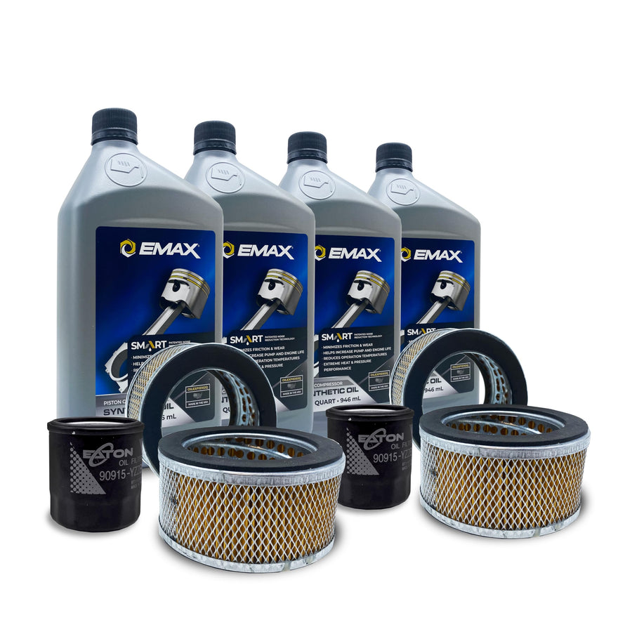 Maintenance Kit EMAX - Pump Warranty Lifetime Pump Maintenance Kit with Smart Oil & Required Filters - Made in the USA - EFKIT026S