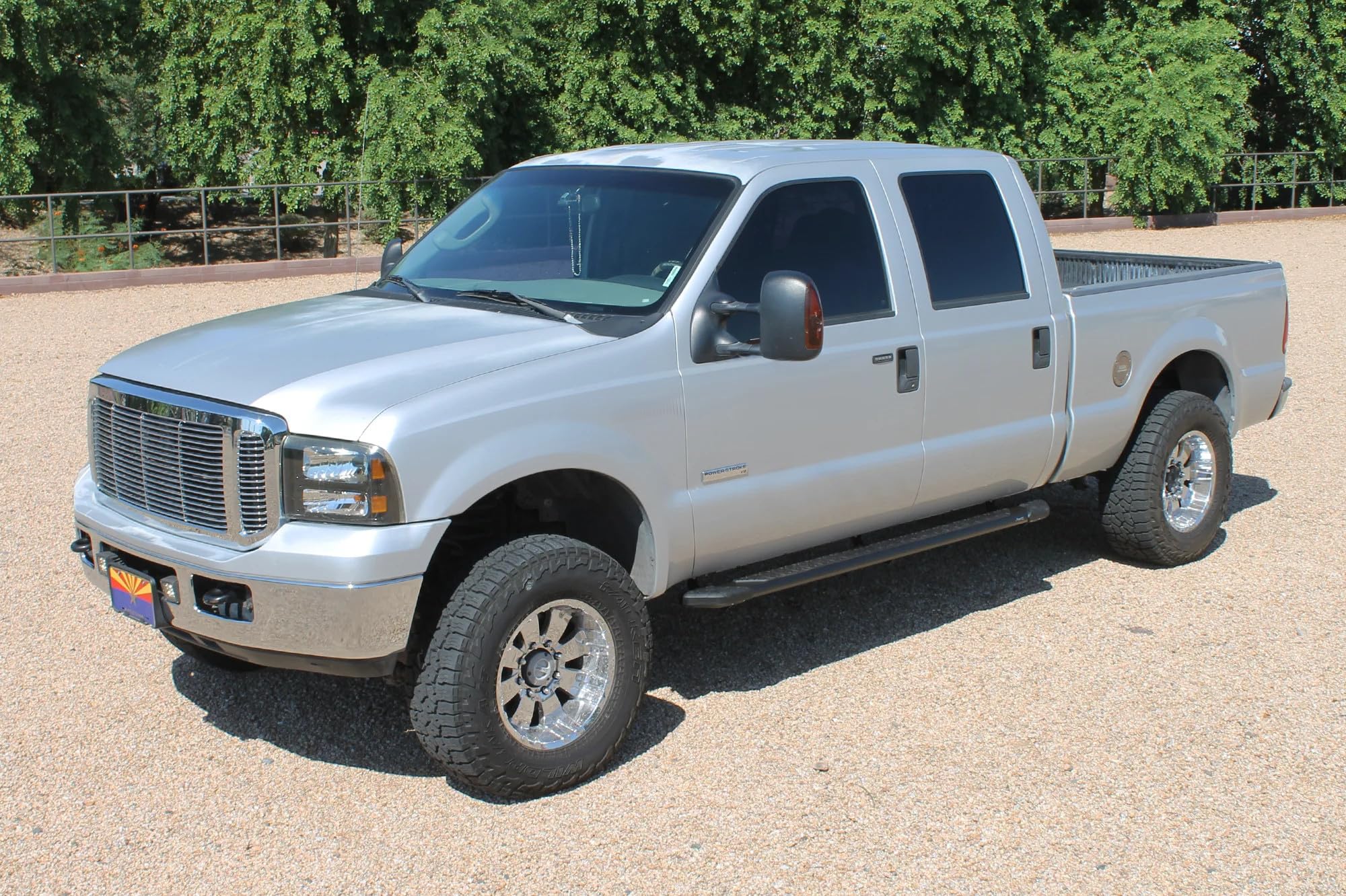 Running Boards Raptor Series Steps 5in Treadsteps Black Aluminum Compatible with 99-16 F-250/F-350 Super Duty Crew Cab