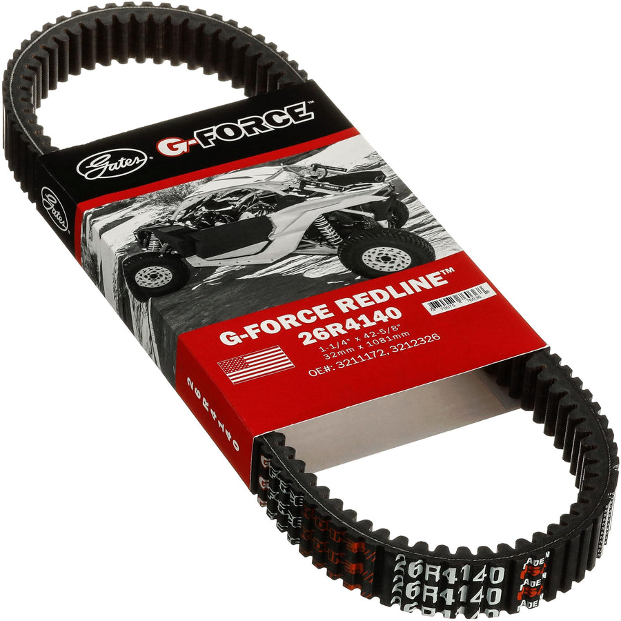 Gates G-Force 26R4140 RedLine Continuously Variable Transmission (CVT) Belt